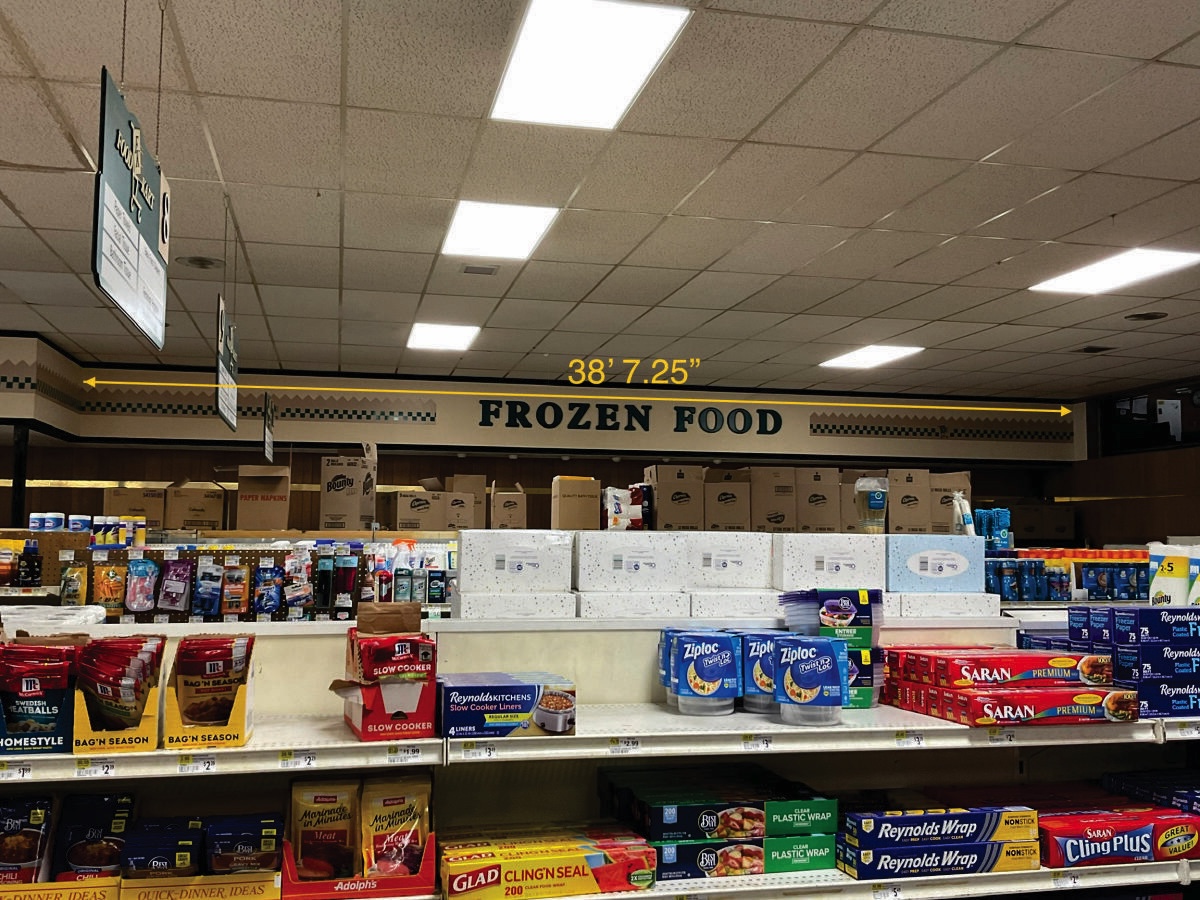 Gristick's Fresh Market Before | L&H Signs