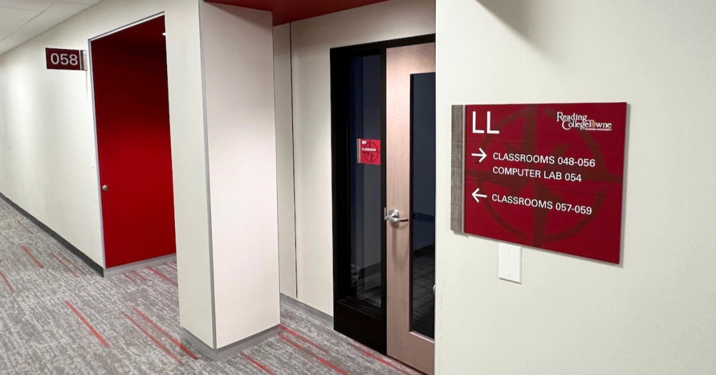 campus wayfinding signage