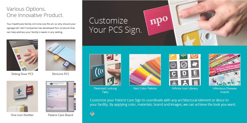 The Original Patient Care Signage | L&H Companies